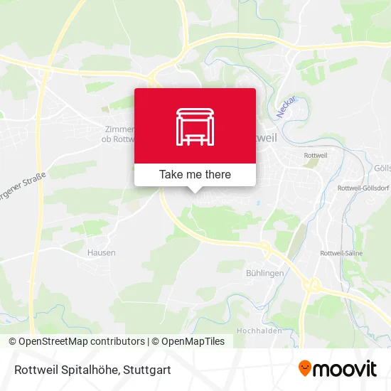 Карта Rottweil Spitalhöhe