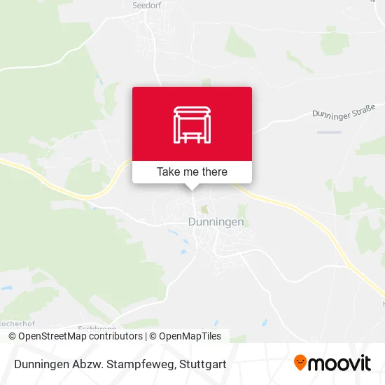 Карта Dunningen Abzw. Stampfeweg