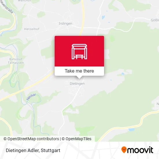 Карта Dietingen Adler