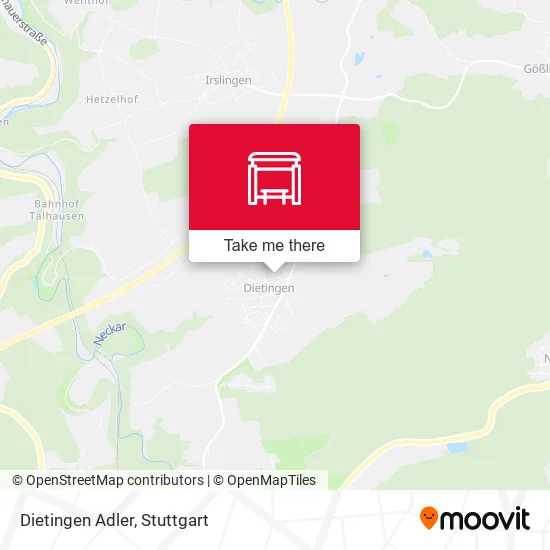 Карта Dietingen Adler