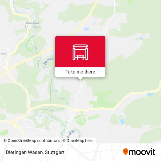 Карта Dietingen Wasen