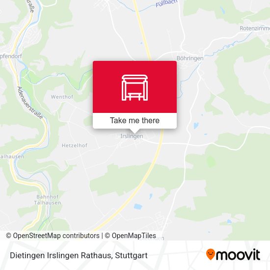Dietingen Irslingen Rathaus map