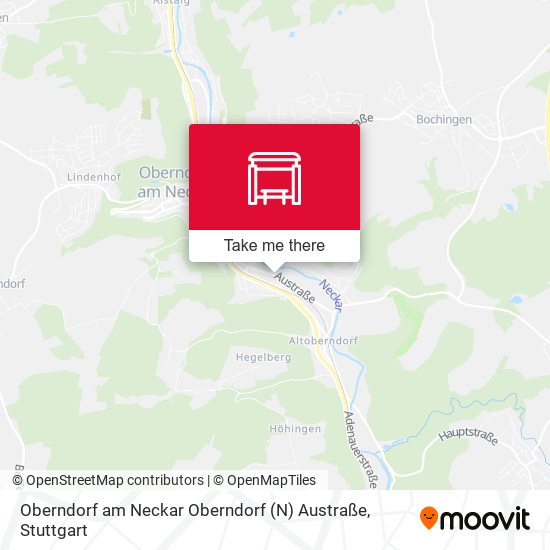 Oberndorf am Neckar Oberndorf (N) Austraße map