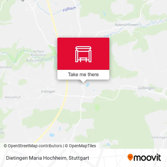 Карта Dietingen Maria Hochheim