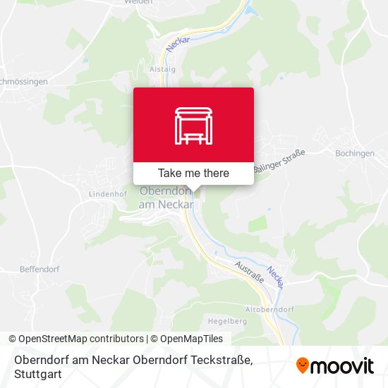 Oberndorf am Neckar Oberndorf Teckstraße map