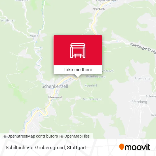 Карта Schiltach Vor Grubersgrund