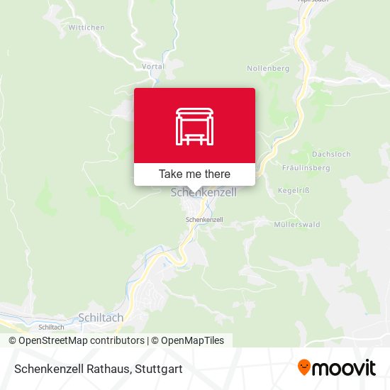 Schenkenzell Rathaus map