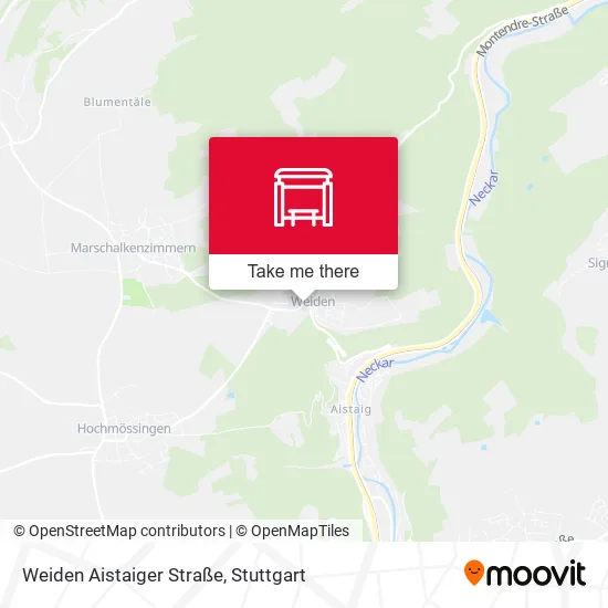Карта Weiden Aistaiger Straße