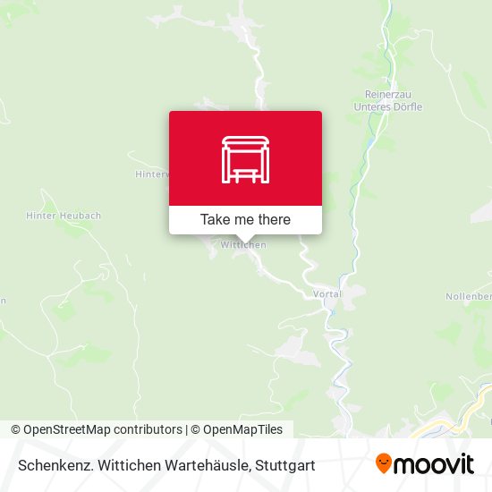 Карта Schenkenz. Wittichen Wartehäusle
