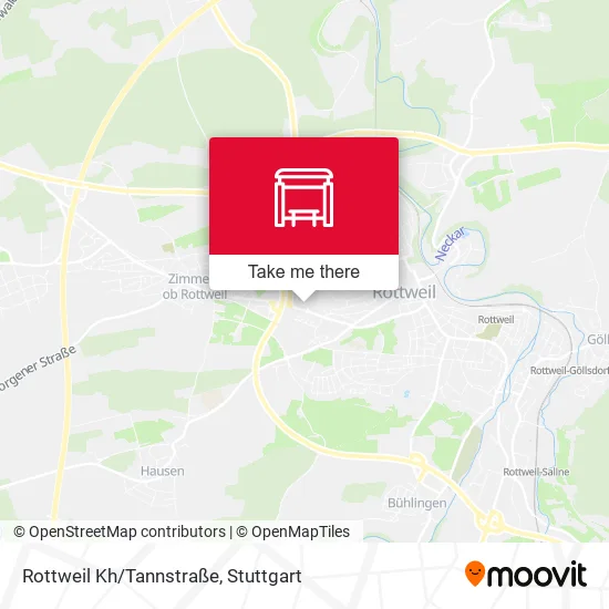 Карта Rottweil Kh/Tannstraße