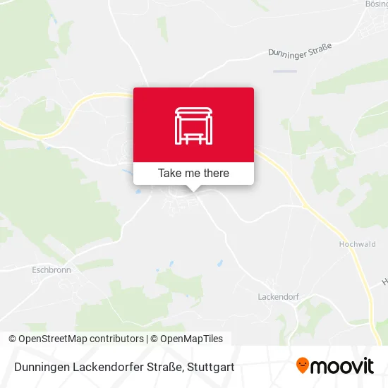 Карта Dunningen Lackendorfer Straße