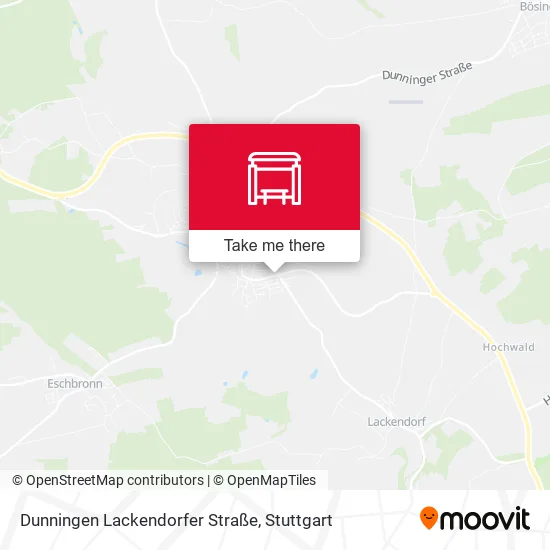 Карта Dunningen Lackendorfer Straße