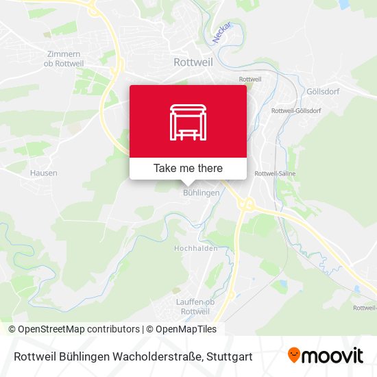 Rottweil Bühlingen Wacholderstraße map
