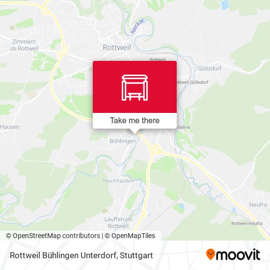 Rottweil Bühlingen Unterdorf map