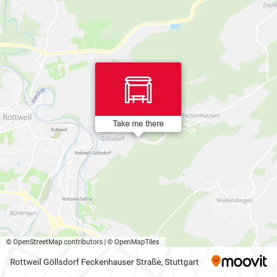 Карта Rottweil Göllsdorf Feckenhauser Straße
