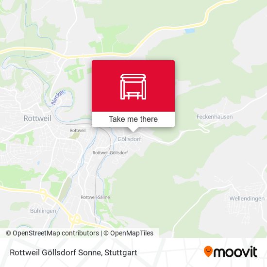 Rottweil Göllsdorf Sonne map