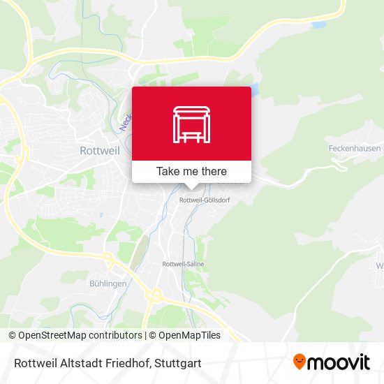 Rottweil Altstadt Friedhof map