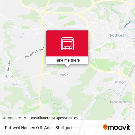 Rottweil Hausen O.R. Adler map