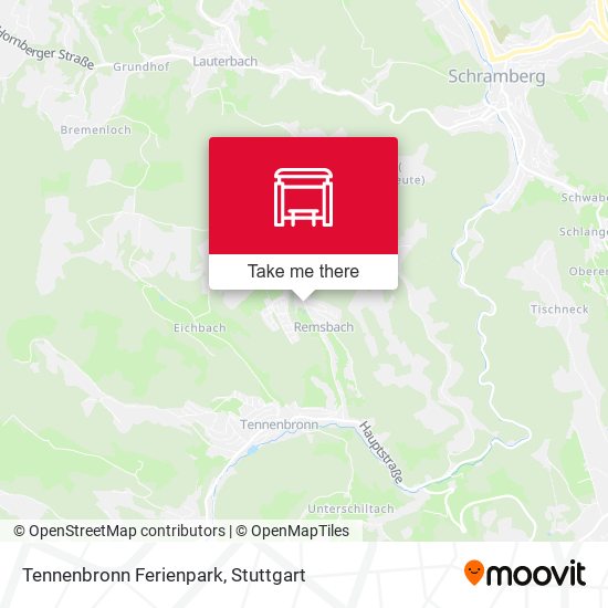Tennenbronn Ferienpark map