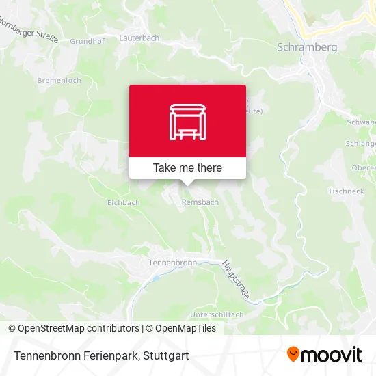Карта Tennenbronn Ferienpark