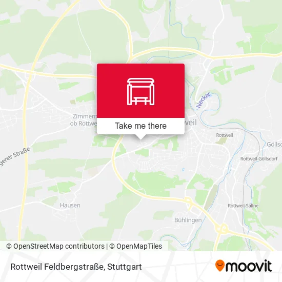 Карта Rottweil Feldbergstraße