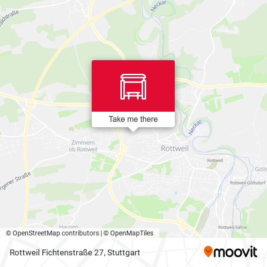 Rottweil Fichtenstraße 27 map