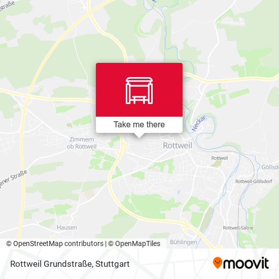 Rottweil Grundstraße map