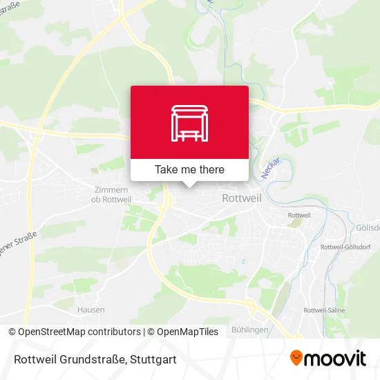 Карта Rottweil Grundstraße