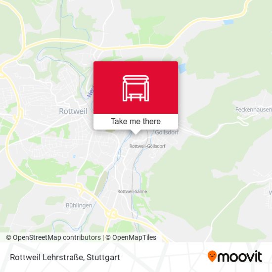 Rottweil Lehrstraße map