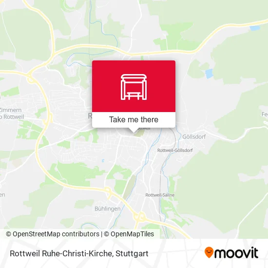 Карта Rottweil Ruhe-Christi-Kirche