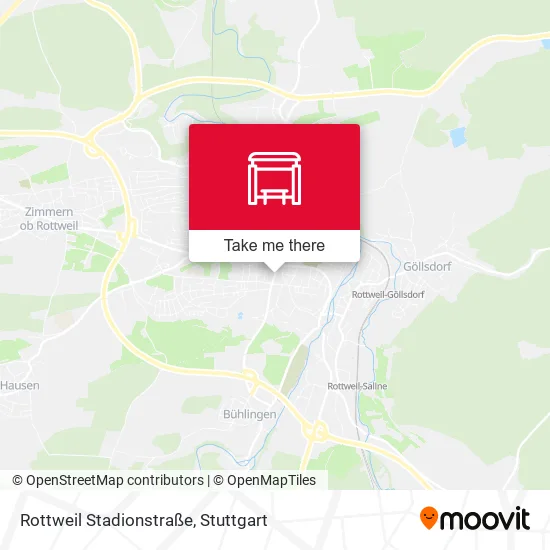 Карта Rottweil Stadionstraße