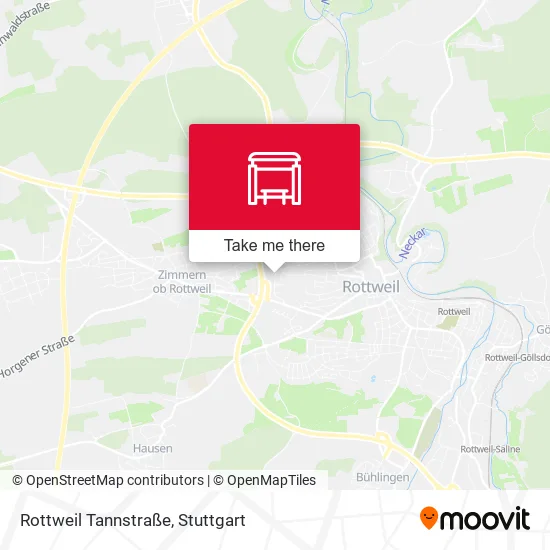 Карта Rottweil Tannstraße