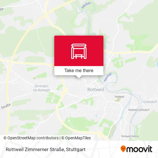 Карта Rottweil Zimmerner Straße