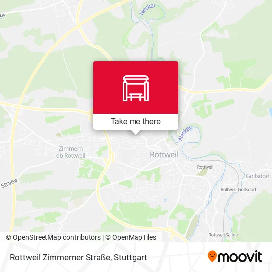 Карта Rottweil Zimmerner Straße
