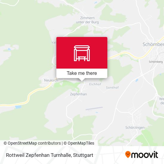 Rottweil Zepfenhan Turnhalle map