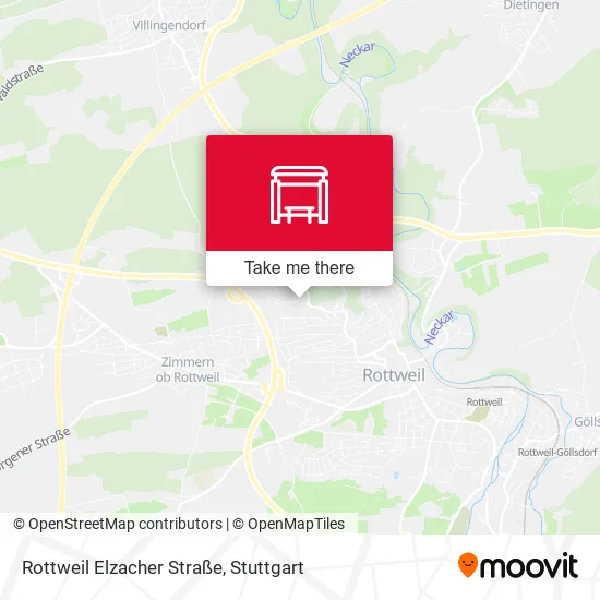 Карта Rottweil Elzacher Straße