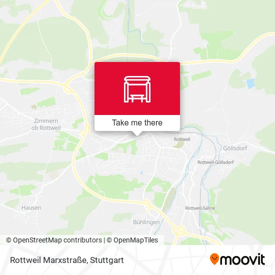 Карта Rottweil Marxstraße