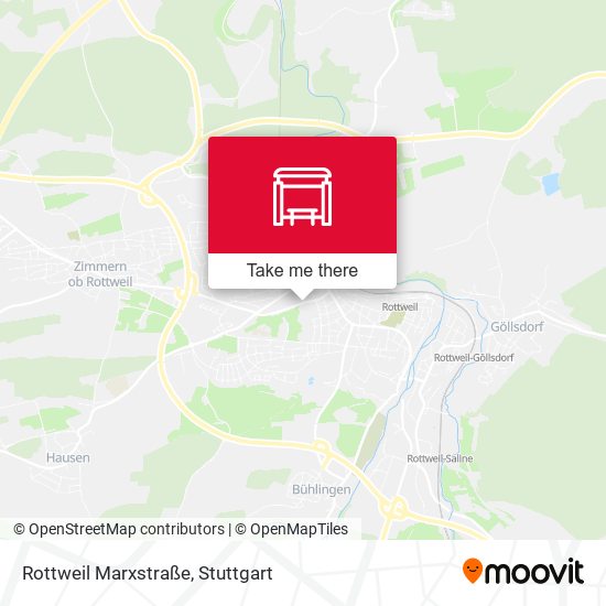 Карта Rottweil Marxstraße