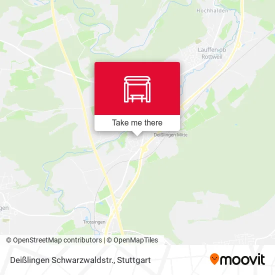 Карта Deißlingen Schwarzwaldstr.