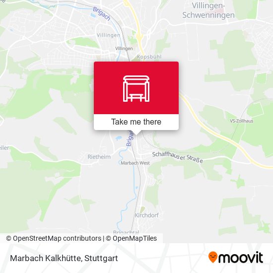 Marbach Kalkhütte map