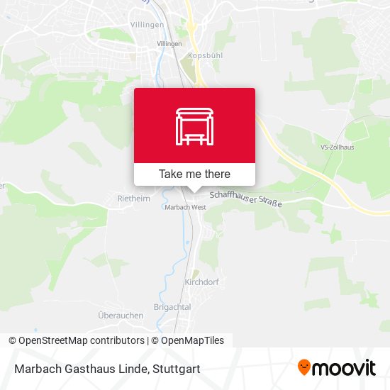 Карта Marbach Gasthaus Linde