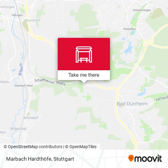 Marbach Hardthöfe map