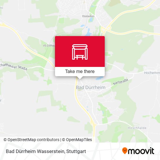 Карта Bad Dürrheim Wasserstein