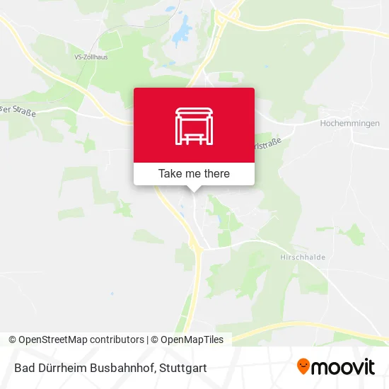 Карта Bad Dürrheim Busbahnhof