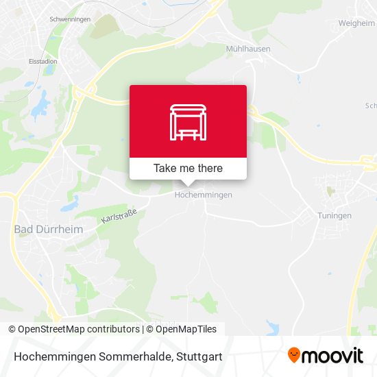 Карта Hochemmingen Sommerhalde