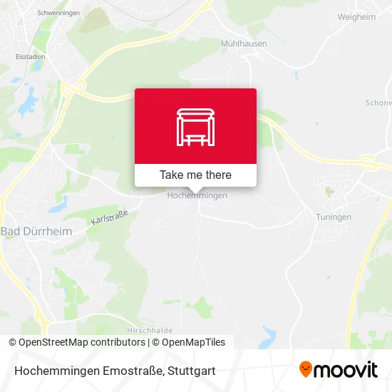 Карта Hochemmingen Emostraße