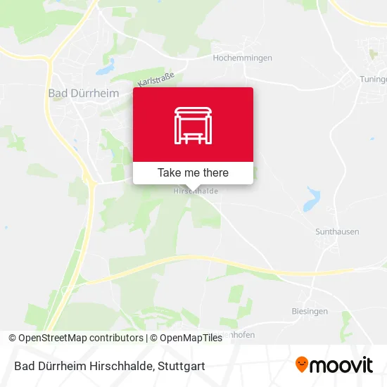 Карта Bad Dürrheim Hirschhalde