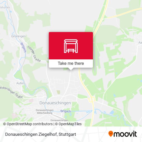 Donaueschingen Ziegelhof map