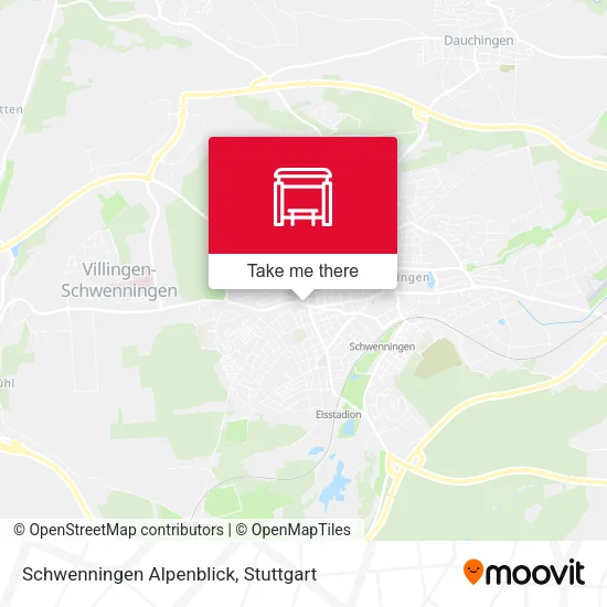 Карта Schwenningen Alpenblick