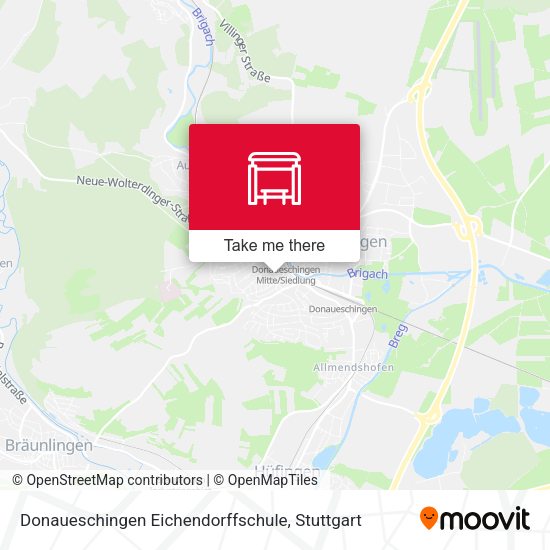 Карта Donaueschingen Eichendorffschule